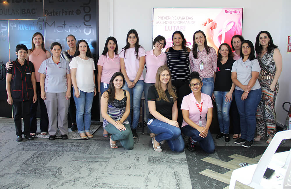 Outubro Rosa Belgotex do Brasil